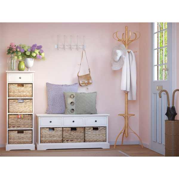 Fernleaf Clevedon Wood Storage Bench & Reviews Wayfair.co.uk